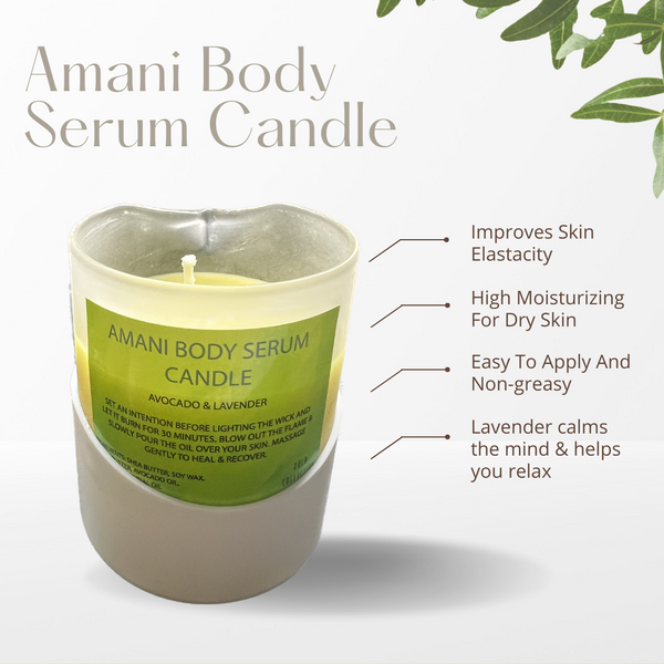Amani Body Serum Candle