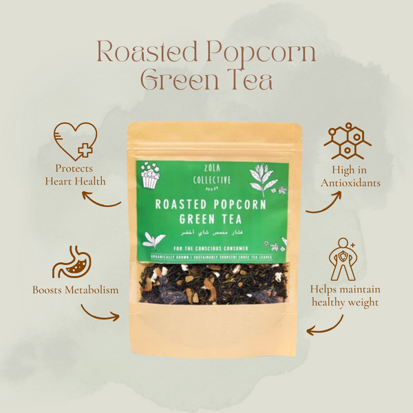 Roasted Popcorn Green Tea